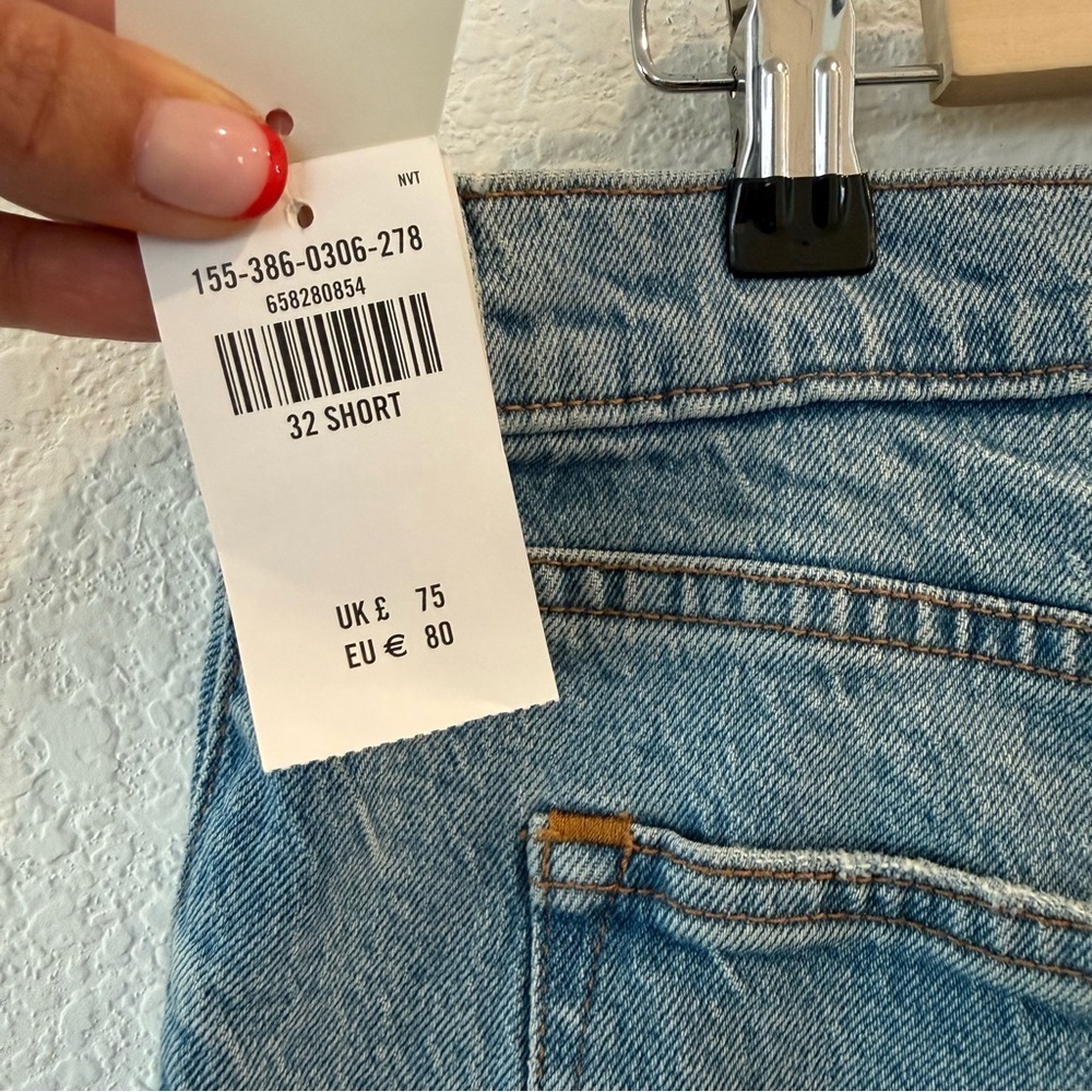 Abercrombie & Fitch- NWT 90’s Relaxed High Rise Jean- 32 Short - Picture 7 of 7
